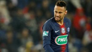 PSG's Neymar during a French Cup match last night against RC Strasbourg(REUTERS) PSG's Neymar during a French Cup match last night against RC Strasbourg(REUTERS)