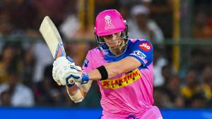 Steve Smith in action.(PTI) Steve Smith in action.(PTI)
