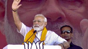 Modi said the raids have all yielded proof of corruption, including siphoning of money from schemes meant for the most vulnerable sections of the society like children and expectant mothers.(PTI) Modi said the raids have all yielded proof of corruption, including siphoning of money from schemes meant for the most vulnerable sections of the society like children and expectant mothers.(PTI)