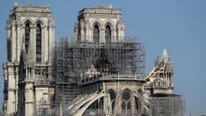 Scaffolding is seen at Notre Dame cathedral in Paris, France, April 20, 2019. REUTERS/Yves Herman(REUTERS) Scaffolding is seen at Notre Dame cathedral in Paris, France, April 20, 2019. REUTERS/Yves Herman(REUTERS)