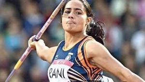 A file photo of Javelin thrower Annu Rani.(Twitter) A file photo of Javelin thrower Annu Rani.(Twitter)