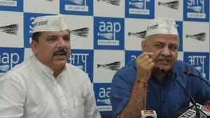 Congress’s Delhi unit chief PC Chacko, however, said the talks of the alliance with AAP had always been about Delhi only.(Mohd Zakir/HT PHOTO)