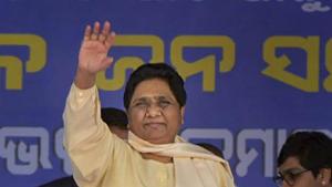 Targeting the BJP, Congress and other opposition parties, Mayawati said that voters should be careful not to fall for their tactics.(PTI File)