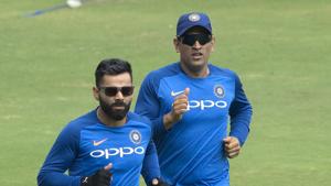 File image of MS Dhoni, Virat Kohli(AP) File image of MS Dhoni, Virat Kohli(AP)