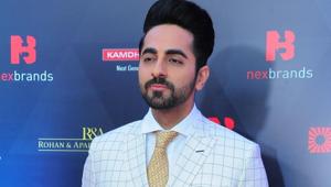 Ayushmann Khurrana at the 2019 Brand Vision Awards in Mumbai.(IANS) Ayushmann Khurrana at the 2019 Brand Vision Awards in Mumbai.(IANS)