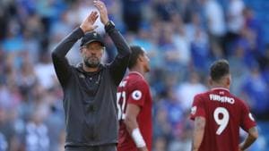 Liverpool manager Jurgen Klopp celebrates after the match(Action Images via Reuters)