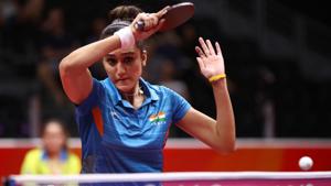 File image of Manika Batra.(Getty Images) File image of Manika Batra.(Getty Images)