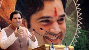 BJP MP Varun Gandhi is contesting Lok Sabha elections from Pilibhit seat.(PTI) BJP MP Varun Gandhi is contesting Lok Sabha elections from Pilibhit seat.(PTI)