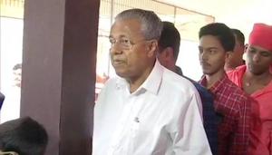 The malfunctioning of EVMs was pointed out by none other than Chief Minister Pinarayi Vijayan.(ANI Photo) The malfunctioning of EVMs was pointed out by none other than Chief Minister Pinarayi Vijayan.(ANI Photo)