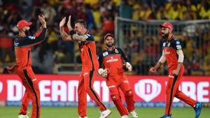 File image of RCB team members(AFP) File image of RCB team members(AFP)