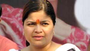 Poonam Mahajan,38, president of the Bharatiya Janata Party (BJP) youth wing, and sitting Member of Parliament from Mumbai North-Central seat.(HT Photo) Poonam Mahajan,38, president of the Bharatiya Janata Party (BJP) youth wing, and sitting Member of Parliament from Mumbai North-Central seat.(HT Photo)