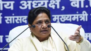 Mayawati said the BJP used the Enforcement Directorate and the Central Bureau of Investigation to threaten political opponents.(Subhankar Chakraborty/HT FILE PHOTO)