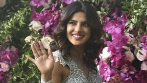 Bollywood actor Priyanka Chopra poses for photos as she arrives for the wedding ceremony of industrialist Mukesh Ambani's son Akash Ambani with Shloka Mehta, in Mumbai.(AP) Bollywood actor Priyanka Chopra poses for photos as she arrives for the wedding ceremony of industrialist Mukesh Ambani's son Akash Ambani with Shloka Mehta, in Mumbai.(AP)