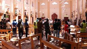 The Sri Lankan prime minister has warned that several suspects armed with explosives were still at large.(AFP PHOTO) The Sri Lankan prime minister has warned that several suspects armed with explosives were still at large.(AFP PHOTO)
