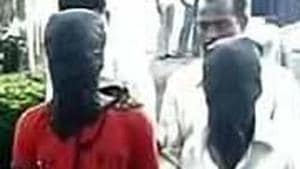 In the second case of its kind in a fortnight, two armed men allegedly robbed Rs 35,000 cash from a wine shop in Mohammadpur Jharsa village near Sector 37 late Tuesday. In the second case of its kind in a fortnight, two armed men allegedly robbed Rs 35,000 cash from a wine shop in Mohammadpur Jharsa village near Sector 37 late Tuesday.