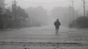 The India Meteorological Department (IMD) on Thursday said that after gaining more strength, the cyclonic circulation has finally induced a low-pressure area.(AP File Photo) The India Meteorological Department (IMD) on Thursday said that after gaining more strength, the cyclonic circulation has finally induced a low-pressure area.(AP File Photo)