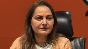 BJP candidate from Rampur Lok Sabha constituency Jaya Prada hit out at SP leader Azam Khan alleging that he has always won the elections by rigging polls.(Mohd Zakir/HT PHOTO) BJP candidate from Rampur Lok Sabha constituency Jaya Prada hit out at SP leader Azam Khan alleging that he has always won the elections by rigging polls.(Mohd Zakir/HT PHOTO)