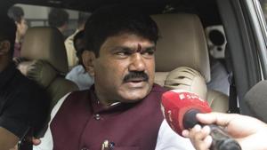 Nashik’s sitting MP from Shiv Sena, Hemant Godse, is fighting a strong-willed Sameer Bhujbal, nephew of Chhagan Bhujbal and former MP.(Satish Bate/HT Photo)