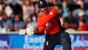 England's Alex Hales in action.(REUTERS) England's Alex Hales in action.(REUTERS)