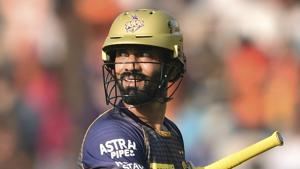 KKR skipper Dinesh Karthik.(PTI) KKR skipper Dinesh Karthik.(PTI)
