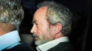 File photo of Christian Michel, the alleged middleman in the multi-crore AgustaWestland chopper deal.(PTI) File photo of Christian Michel, the alleged middleman in the multi-crore AgustaWestland chopper deal.(PTI)
