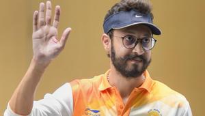 A file photo of Indian shooter Abhishek Verma.(PTI) A file photo of Indian shooter Abhishek Verma.(PTI)
