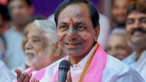 Before winning the Telangana assembly elections in December, the TRS chief had a preliminary round of discussions with Janata Dal (S) chief Deve Gowda and his son H D Kumaraswamy, besides Samajwadi Party chief Akhilesh Yadav.(PTI PHOTO) Before winning the Telangana assembly elections in December, the TRS chief had a preliminary round of discussions with Janata Dal (S) chief Deve Gowda and his son H D Kumaraswamy, besides Samajwadi Party chief Akhilesh Yadav.(PTI PHOTO)