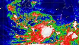 Cyclone Fani is very likely to reach near the coasts of north Tamil Nadu and south Andhra Pradesh by the evening of April 30.(Photo: Twitter/@Indiametdept) Cyclone Fani is very likely to reach near the coasts of north Tamil Nadu and south Andhra Pradesh by the evening of April 30.(Photo: Twitter/@Indiametdept)