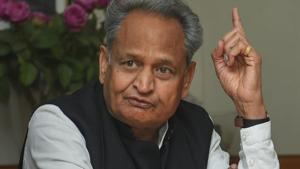 Lok Sabha elections 2019: “My mission is to keep the Congress’s flag aloft in my country, my state, and my district,” said Rajasthan chief minister Ashok Gehlot.(PTI Photo)