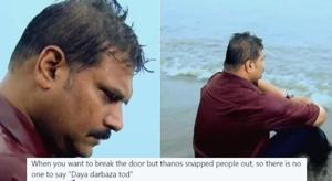 CID officer Daya has turned into a meme. CID officer Daya has turned into a meme.