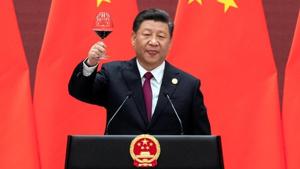 Chinese President Xi Jinping after the welcome ceremony of leaders attending the Belt and Road Forum at the Great Hall of the People in Beijing, China on April 26, 2019.(Reuters) Chinese President Xi Jinping after the welcome ceremony of leaders attending the Belt and Road Forum at the Great Hall of the People in Beijing, China on April 26, 2019.(Reuters)