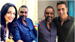 Akshay Kumar and Kiara Advani begin shooting for Kanchana’s Hindi remake called Laaxmi Bomb.(Twitter) Akshay Kumar and Kiara Advani begin shooting for Kanchana’s Hindi remake called Laaxmi Bomb.(Twitter)