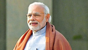 Mahant Nritya Gopal Das, head of the Ram Janmabhoomi Nyas, said he wanted PM Modi to offer prayers at the makeshift Ram temple when he visits Ayodhya on May 1.(HT Photo) Mahant Nritya Gopal Das, head of the Ram Janmabhoomi Nyas, said he wanted PM Modi to offer prayers at the makeshift Ram temple when he visits Ayodhya on May 1.(HT Photo)