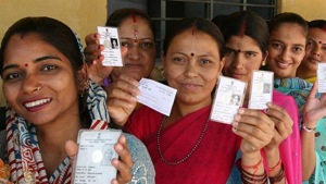 Election officials said 46 out of 63 were in Medninagar under Daltonganj assembly seat while the rest were in other pockets.(HT Photo) Election officials said 46 out of 63 were in Medninagar under Daltonganj assembly seat while the rest were in other pockets.(HT Photo)