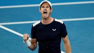 Britain's Andy Murray reacts during the match against Spain's Roberto Bautista Agut.(REUTERS) Britain's Andy Murray reacts during the match against Spain's Roberto Bautista Agut.(REUTERS)