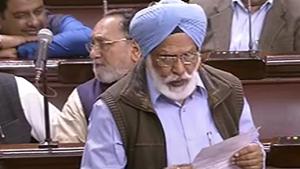 Former Punjab Congress chief and MP Shamsher Singh Dullo speaks in the Rajya Sabha during the Budget Session of Parliament, in New Delhi, Wednesday, Feb. 6, 2019.(PTI File) Former Punjab Congress chief and MP Shamsher Singh Dullo speaks in the Rajya Sabha during the Budget Session of Parliament, in New Delhi, Wednesday, Feb. 6, 2019.(PTI File)