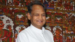 Jodhpur parliamentary seat where Congress candidate and chief minister Ashok Gehlot’s son Vaibhav is pitted against Bharatiya Janata Party (BJP) candidate and union minister Gajendra Singh Sekhawat saw a high voter turnout of 68.41 %.(File Photo)