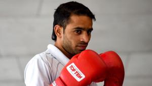 Indian boxer Amit Panghal (in photo) and Gaurav Bidhuri have been recommended for Arjuna award(AFP) Indian boxer Amit Panghal (in photo) and Gaurav Bidhuri have been recommended for Arjuna award(AFP)