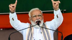 Prime Minister Narendra Modi on Tuesday called the Grand Alliance in Bihar an “fake alliance.”(AFP File Photo)