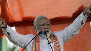Prime Minister Narendra Modi claimed that the opposition parties “were not fighting for their victory, but to augment their diminished strength”.(ANI)