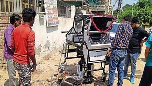 Officials said they have bought one machine on a pilot basis and will procure more after the elections.(Sourced) Officials said they have bought one machine on a pilot basis and will procure more after the elections.(Sourced)