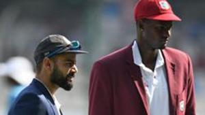 File image of Indian cricket captain Virat Kohli and West Indies Captain Jason Holder.(AFP) File image of Indian cricket captain Virat Kohli and West Indies Captain Jason Holder.(AFP)