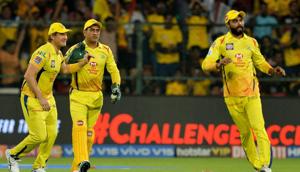 File image of MS Dhoni, Shane Watson, Ravindra Jadeja(AFP) File image of MS Dhoni, Shane Watson, Ravindra Jadeja(AFP)