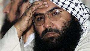 Maulana Masood Azhar, head of Pakistan's militant Jaish-e-Mohammad party, was listed as a global terrorist by the United Nations on Wednesday.(REUTERS) Maulana Masood Azhar, head of Pakistan's militant Jaish-e-Mohammad party, was listed as a global terrorist by the United Nations on Wednesday.(REUTERS)