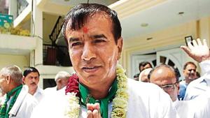 Virendra Rana, INLD candidate from Gurgaon seat, is making his political debut in the Lok Sabha elections.(HT Photo) Virendra Rana, INLD candidate from Gurgaon seat, is making his political debut in the Lok Sabha elections.(HT Photo)