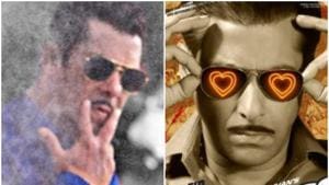 Salman Khan in a still from Dabangg 3 (left) and in a poster from Dabangg. Salman Khan in a still from Dabangg 3 (left) and in a poster from Dabangg.