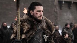 Kit Harington as Jon Snow in Game of Thrones. He is bruised after the long fight with the Night King’s army in the previous episode.(Courtesy of HBO) Kit Harington as Jon Snow in Game of Thrones. He is bruised after the long fight with the Night King’s army in the previous episode.(Courtesy of HBO)