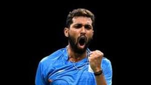 File image of Indian shuttler HS Prannoy.(Getty Images) File image of Indian shuttler HS Prannoy.(Getty Images)