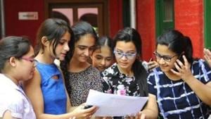 Students in a Jubilant mood after the CBSE exam results for Class 12 were announced.(Sushil Kumar/ HT photo) Students in a Jubilant mood after the CBSE exam results for Class 12 were announced.(Sushil Kumar/ HT photo)