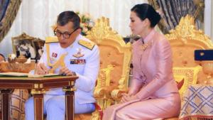 Just days before his official coronation, Thailand’s King Maha Vajiralongkorn on Wednesday married the deputy head of his personal guard force and gave her the title Queen Suthida.(REUTERS)